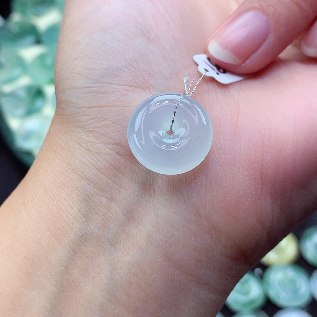 翡翠颈饰未镶嵌10尺寸17-6.0