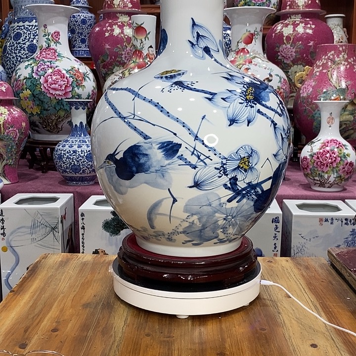 景德镇陶瓷花瓶摆件大****常