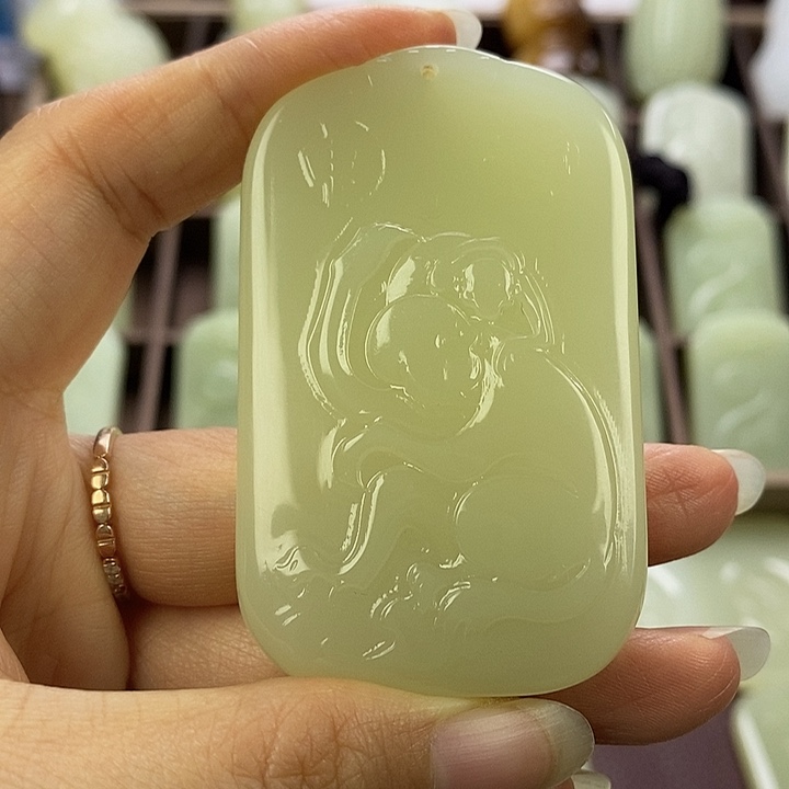 昆仑石双面猴守护