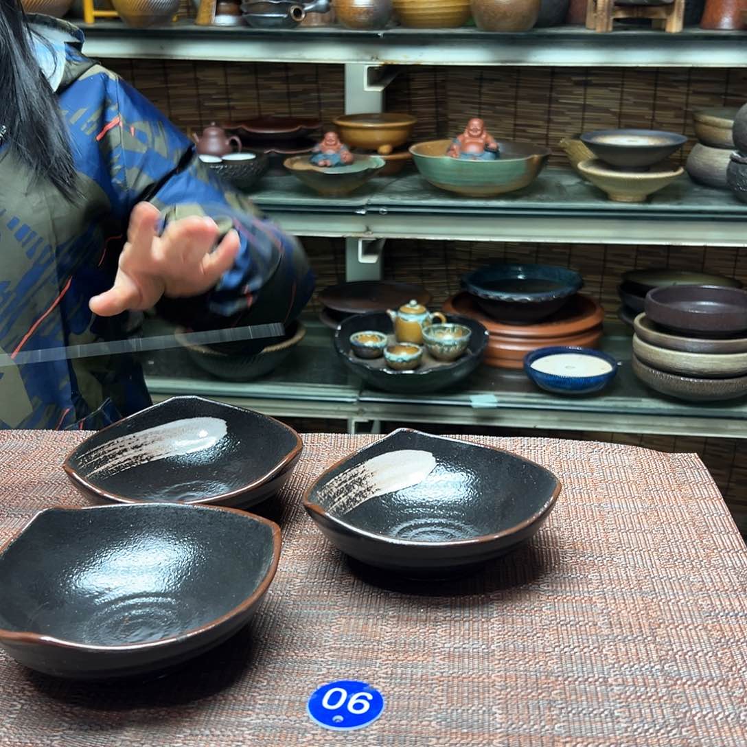 紫砂紫砂粗陶手工茶具90