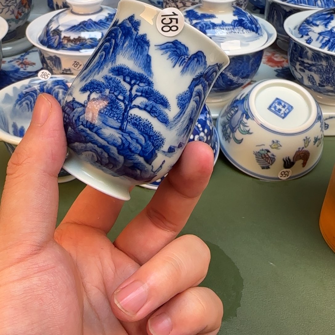 彦祖纯手工手绘茶具158