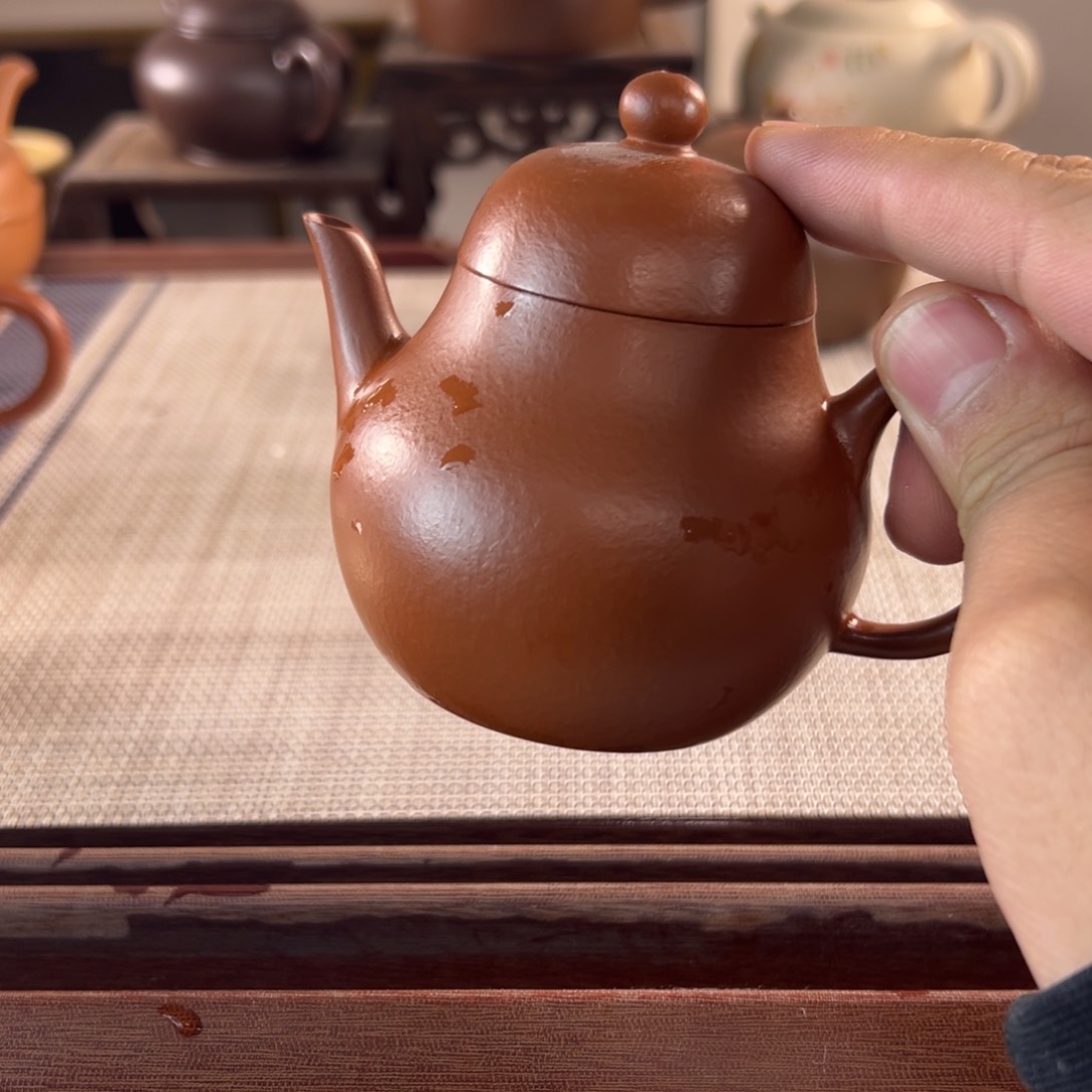 紫砂微瑕茶壶无礼盒无证书