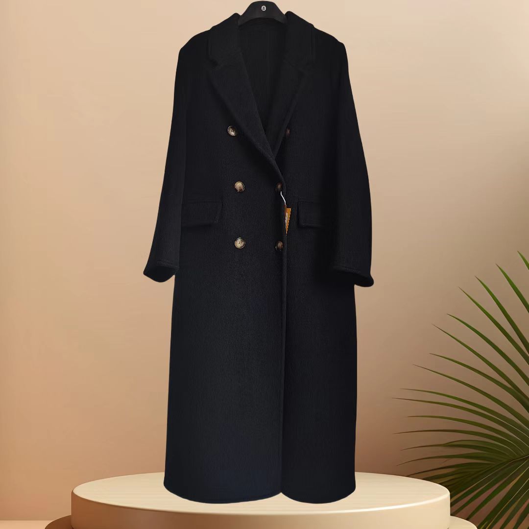 200-400冬季双面羊毛大衣女士外套