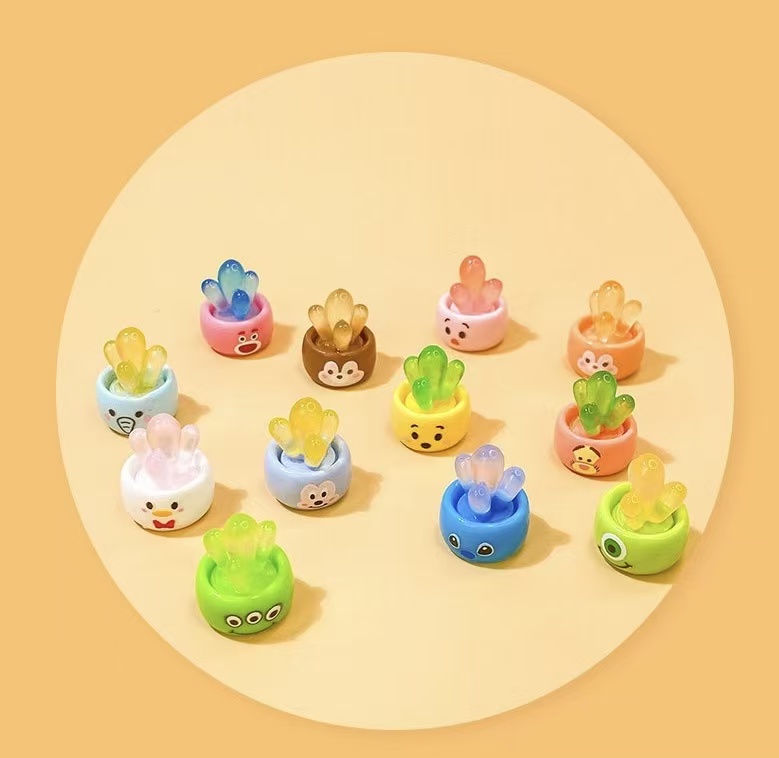 【双许愿+对碰玩法】小号夜光车载摆件装饰品