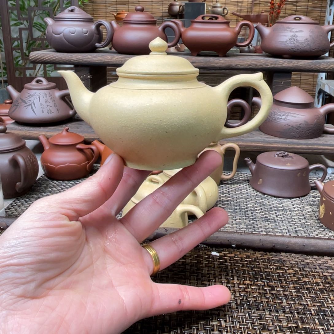 紫砂茶壶宜兴原矿紫砂手工制微瑕170