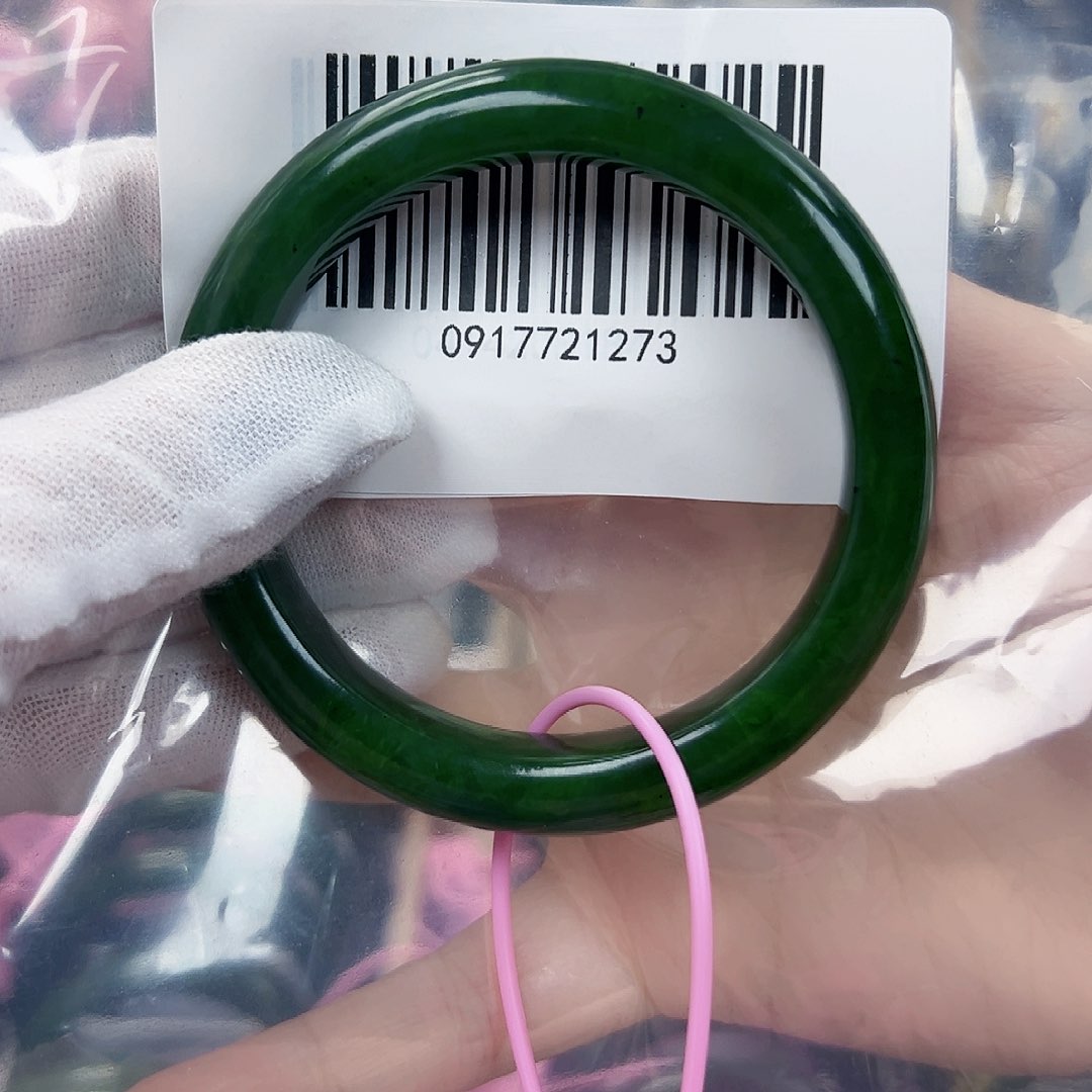 和田玉（碧玉）手镯未镶嵌59