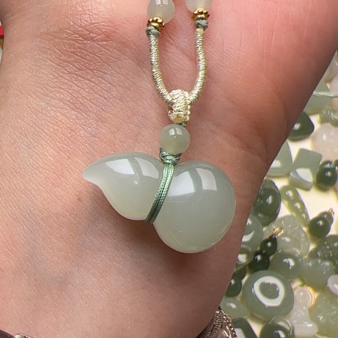 和田玉颈饰未镶嵌ঞ****