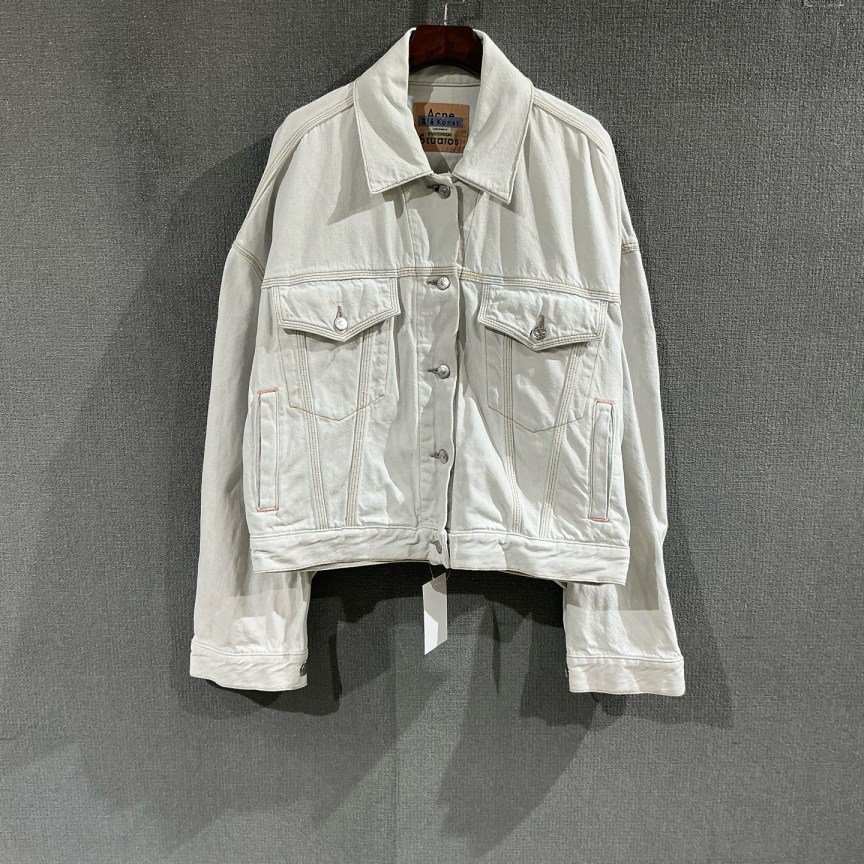 99新 Acne studio （pm）水洗做旧牛仔外套 34码/0087