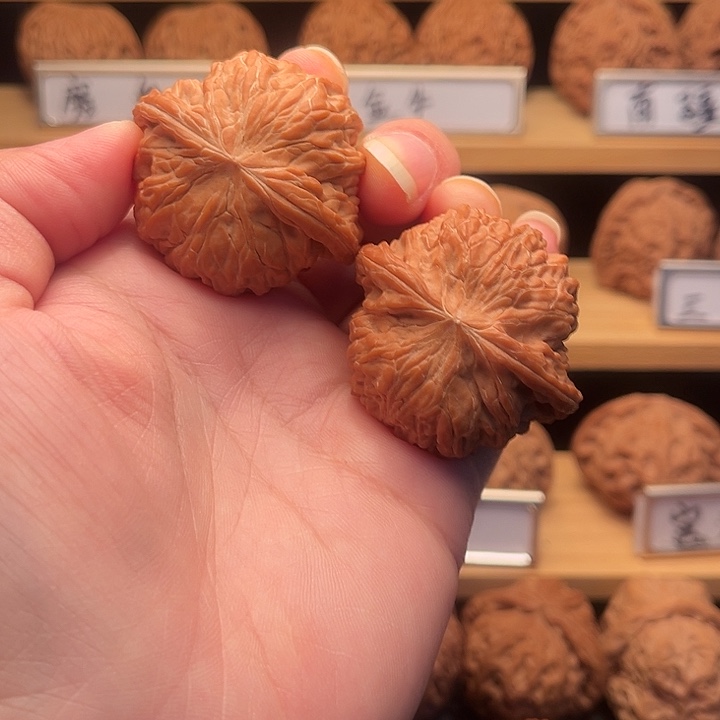 文玩核桃把件42磨盘