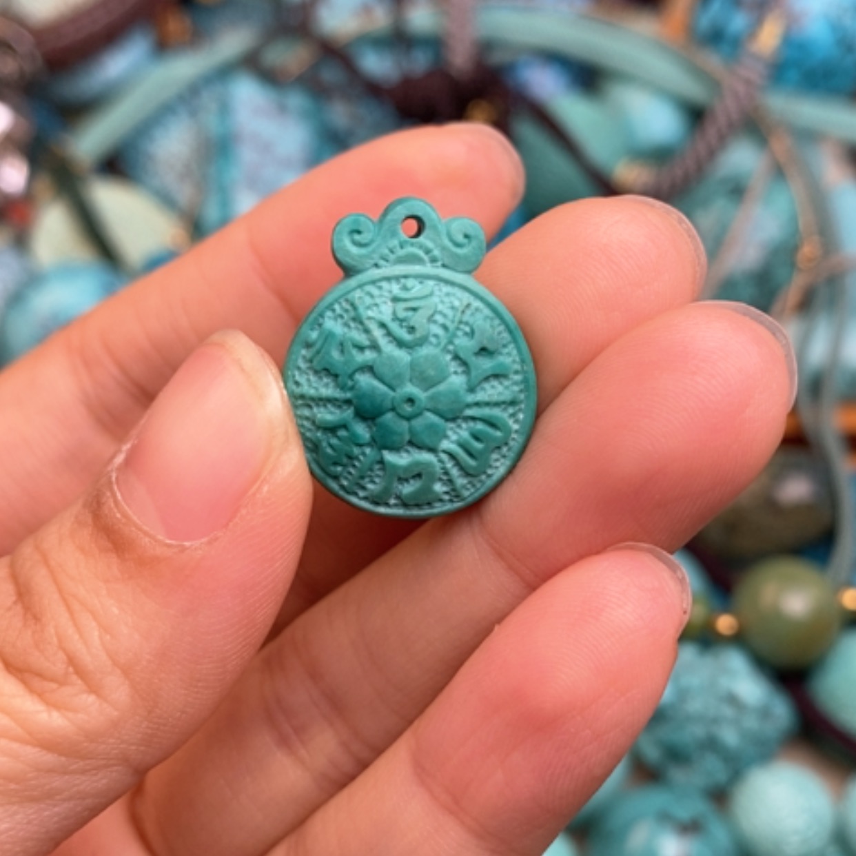 【闪购商品】绿松石珠宝半成品未镶嵌