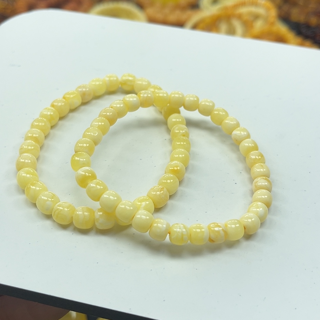 蜜蜡未镶嵌手串蜜蜡手串