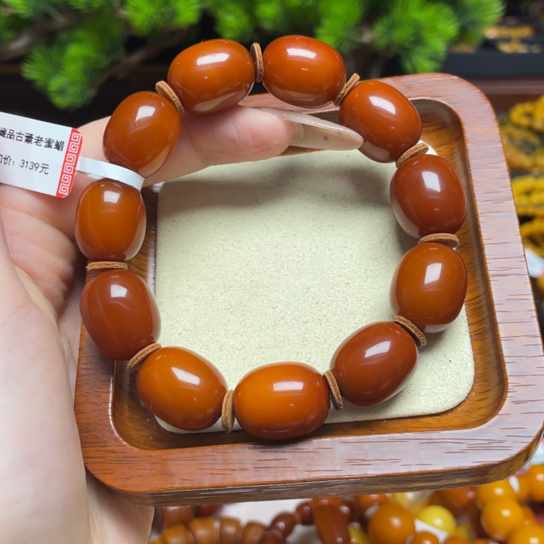 蜜蜡手链未镶嵌手串