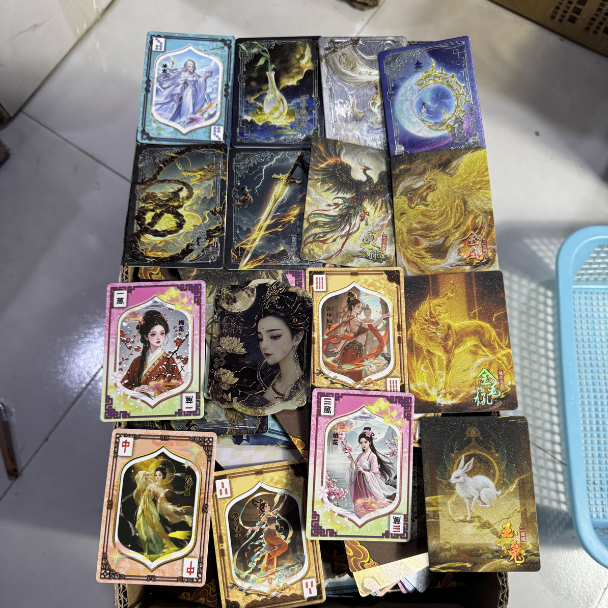 趣卡社《天上谣》神话女仙卡牌 一单200张左右现场装！