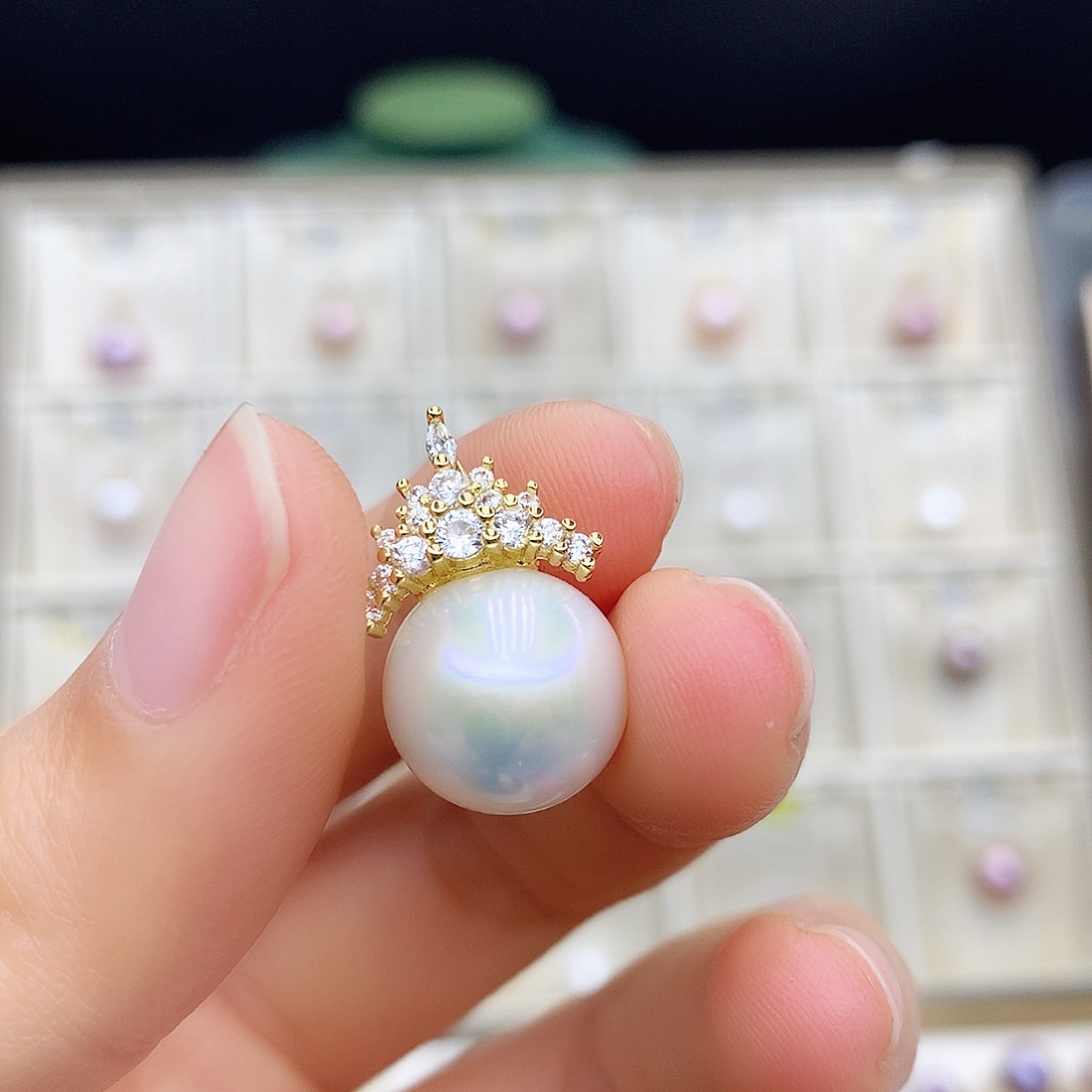 淡水珍珠颈饰合金