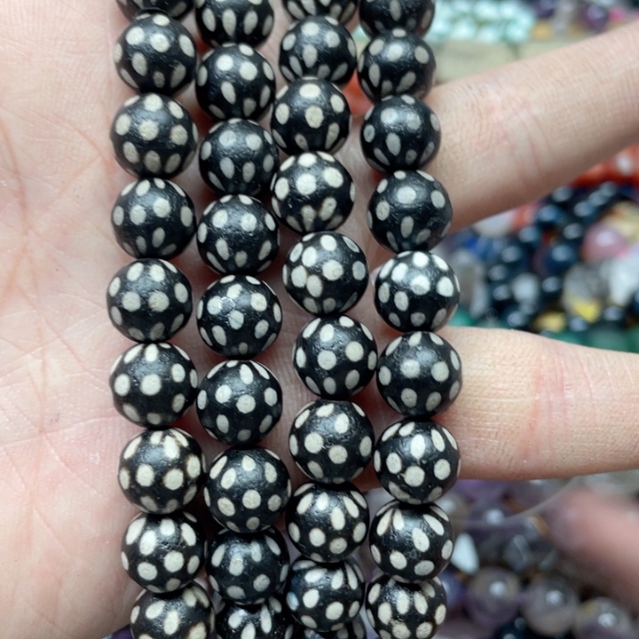 玛瑙/玉髓合金珠宝半成品一条10mm满天星