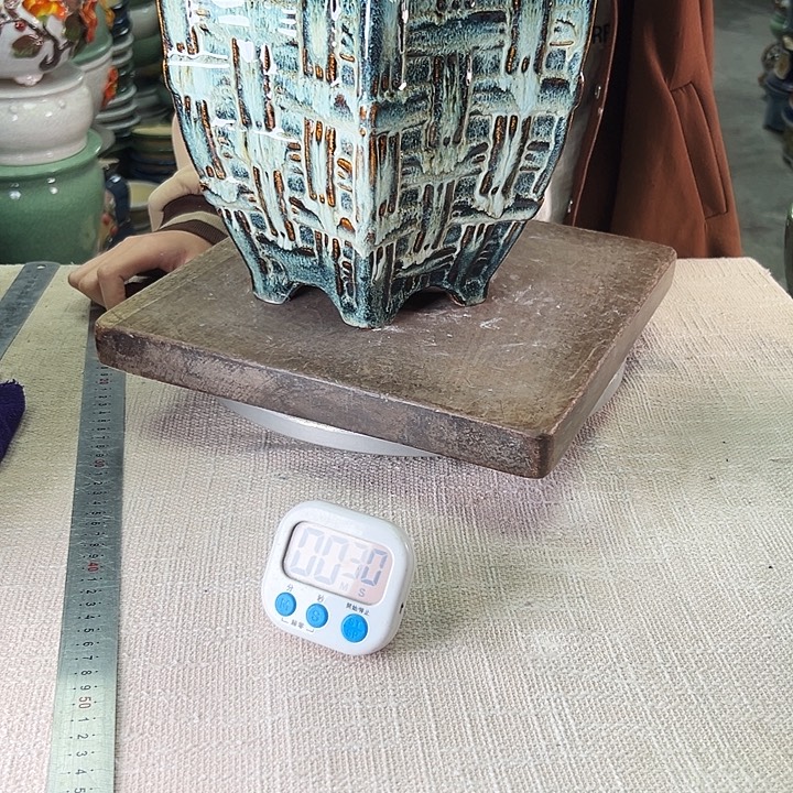 「***」泳坤堂石湾花盆陶瓷