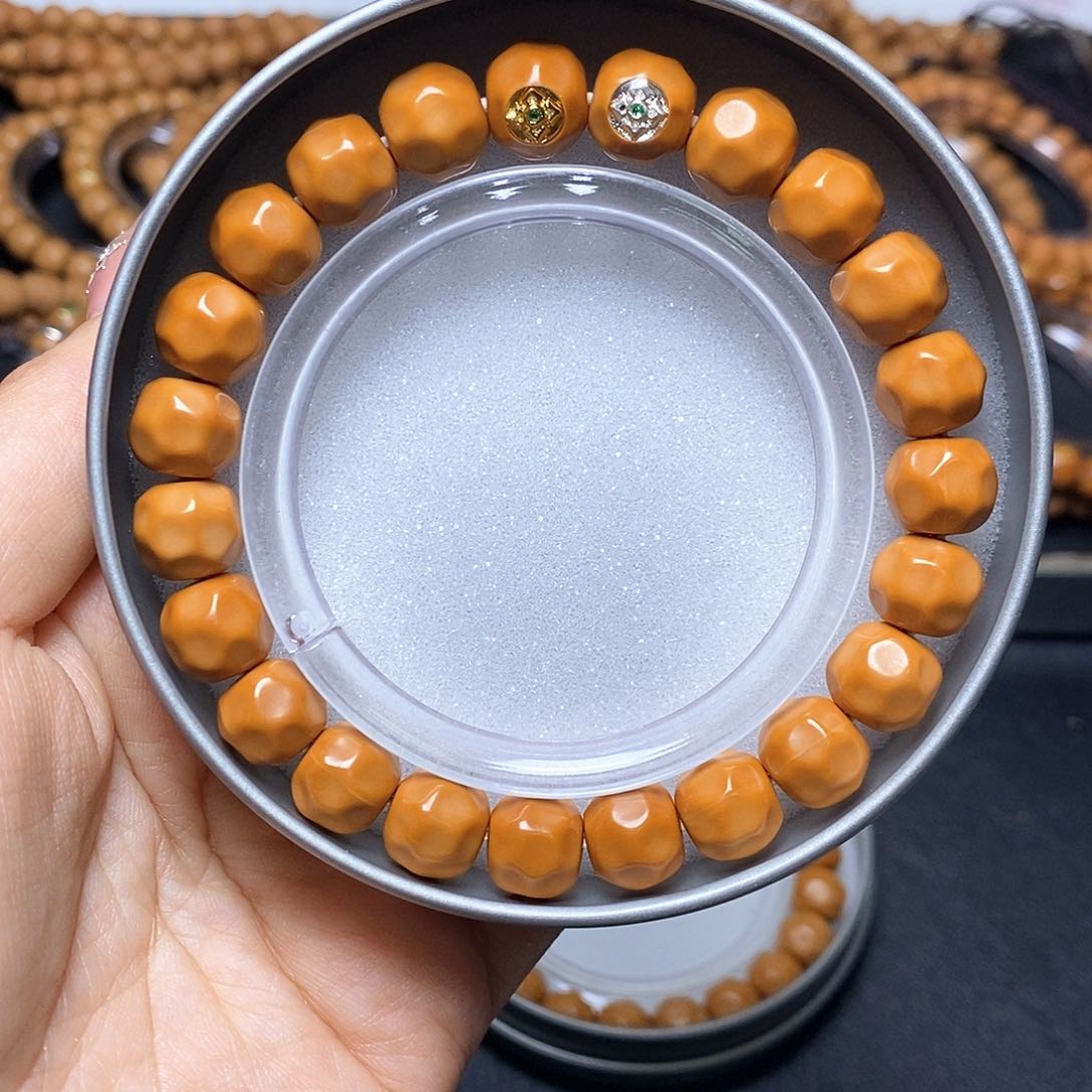 猴头核桃手串金银双标奶酪尺寸10+全品单号164号