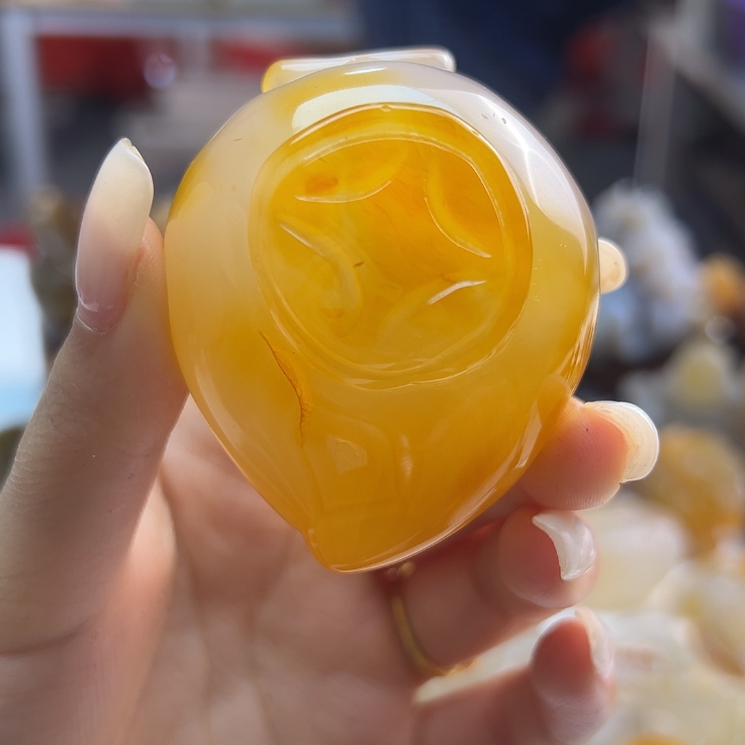 玛瑙/玉髓未镶嵌吊坠(不含链)