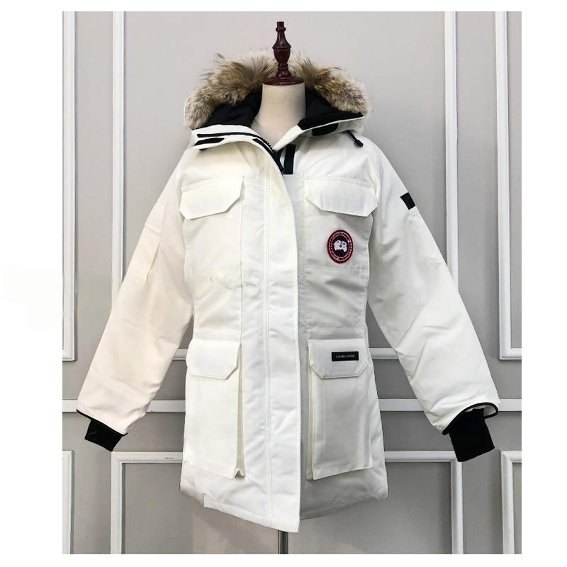 未使用 CANADA GOOSE 【lu】XPEDITION 白色 羽绒服 TP033488