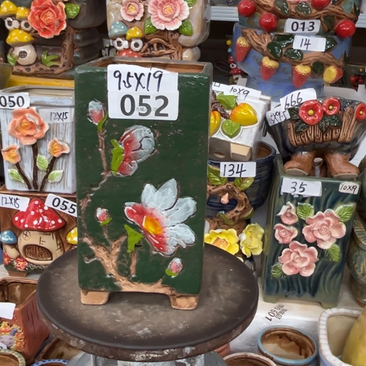 紫砂花盆粗陶材质多肉花盆