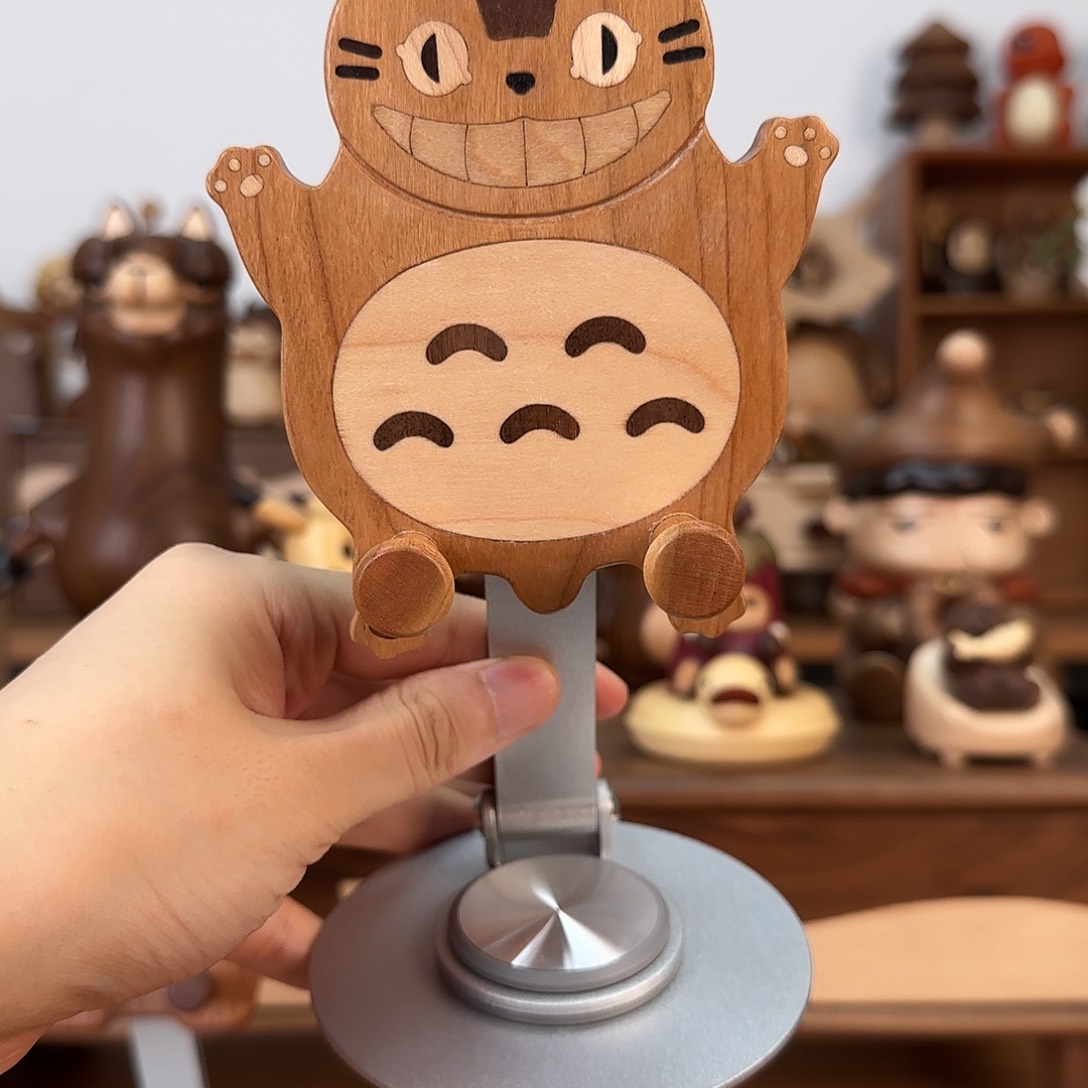 木樱桃木龙猫巴士微瑕支架