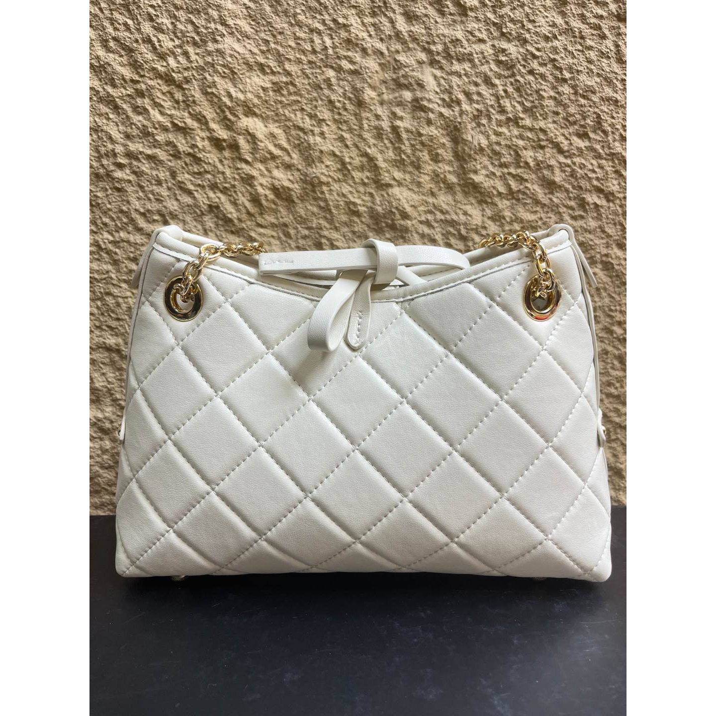 TOLEX2025新款手工小托特时尚女包白色24CM