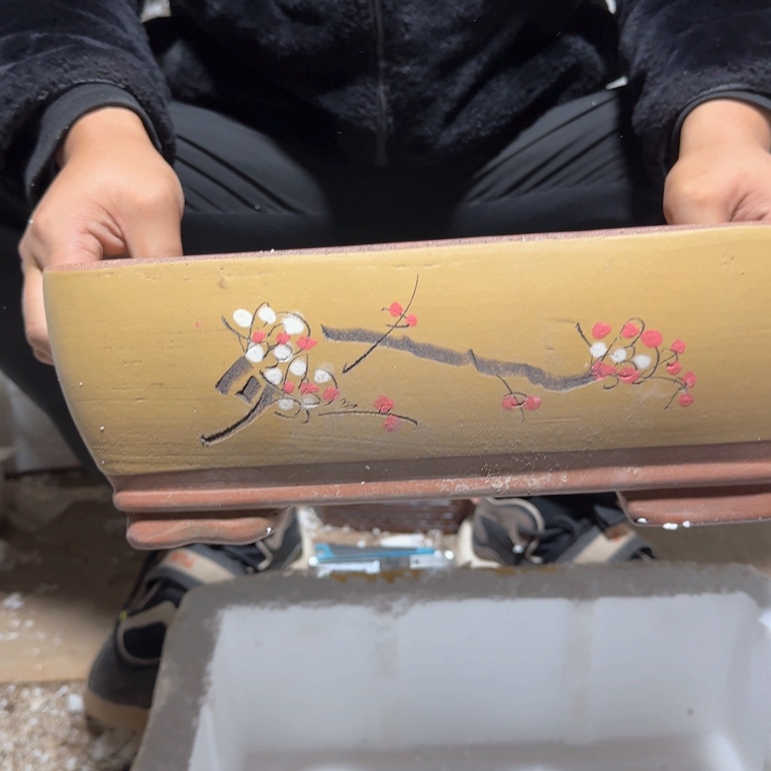 紫砂花盆瑕疵是不可能