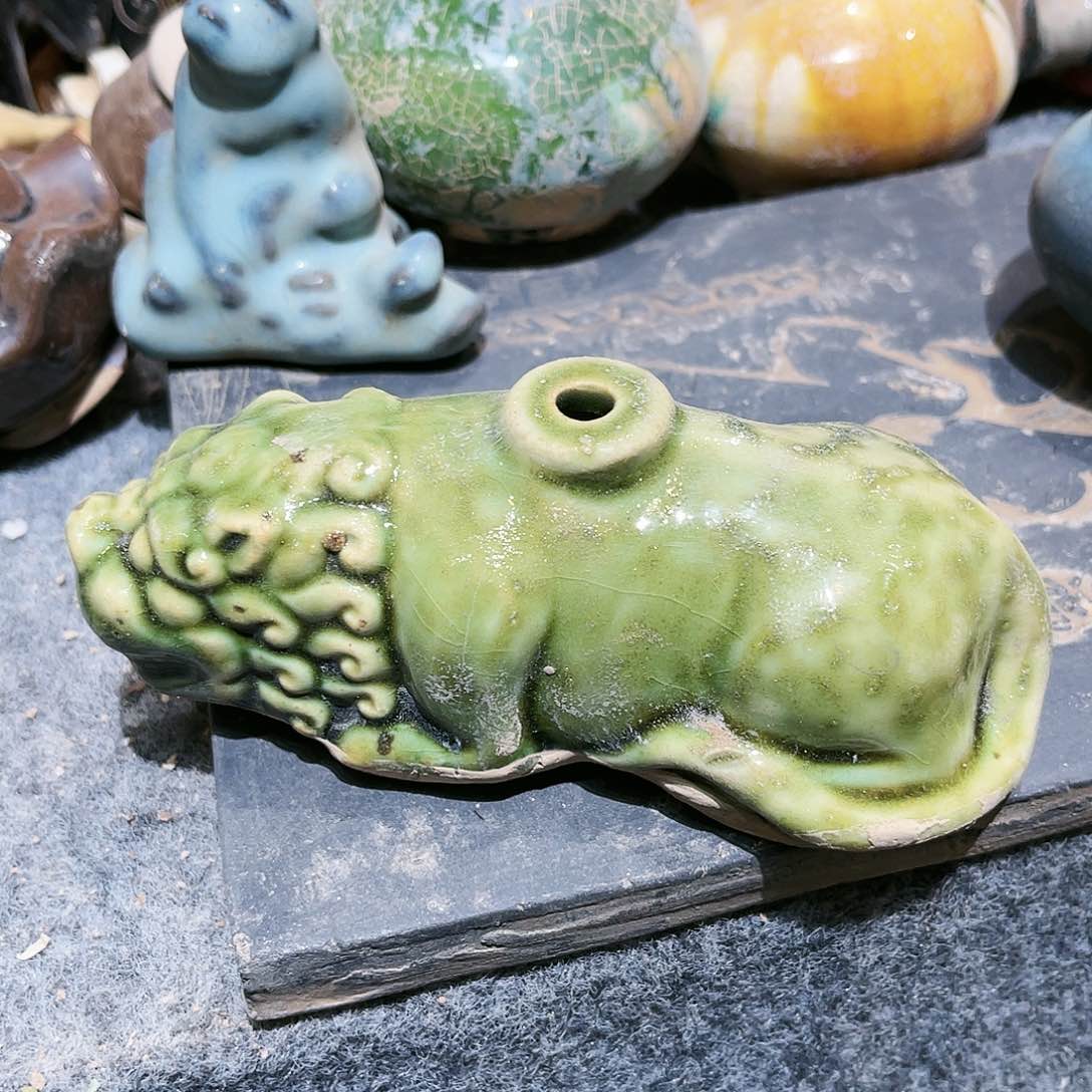 瓦当摆件茶台的一