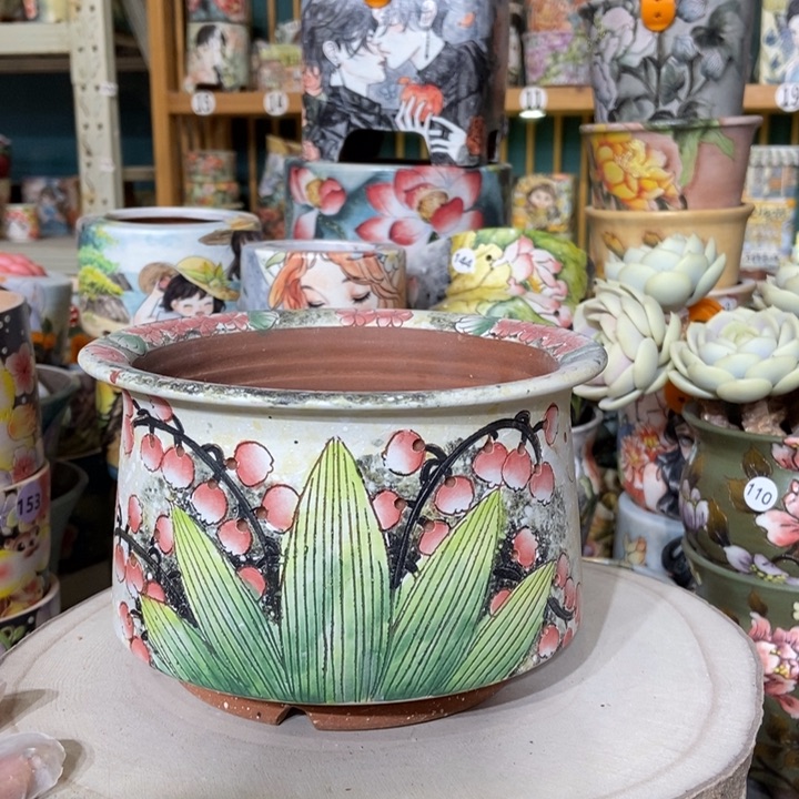 红陶景德镇艺术手绘作品