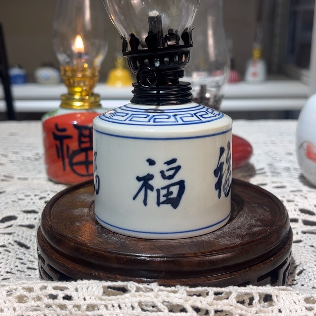 摆件景德镇陶瓷香薰灯