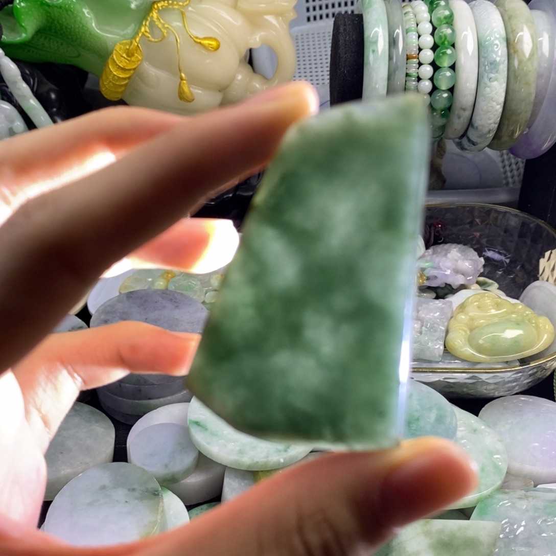 翡翠散珠翡翠a货17