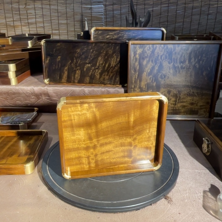 金丝楠A****馆金丝楠木文盘