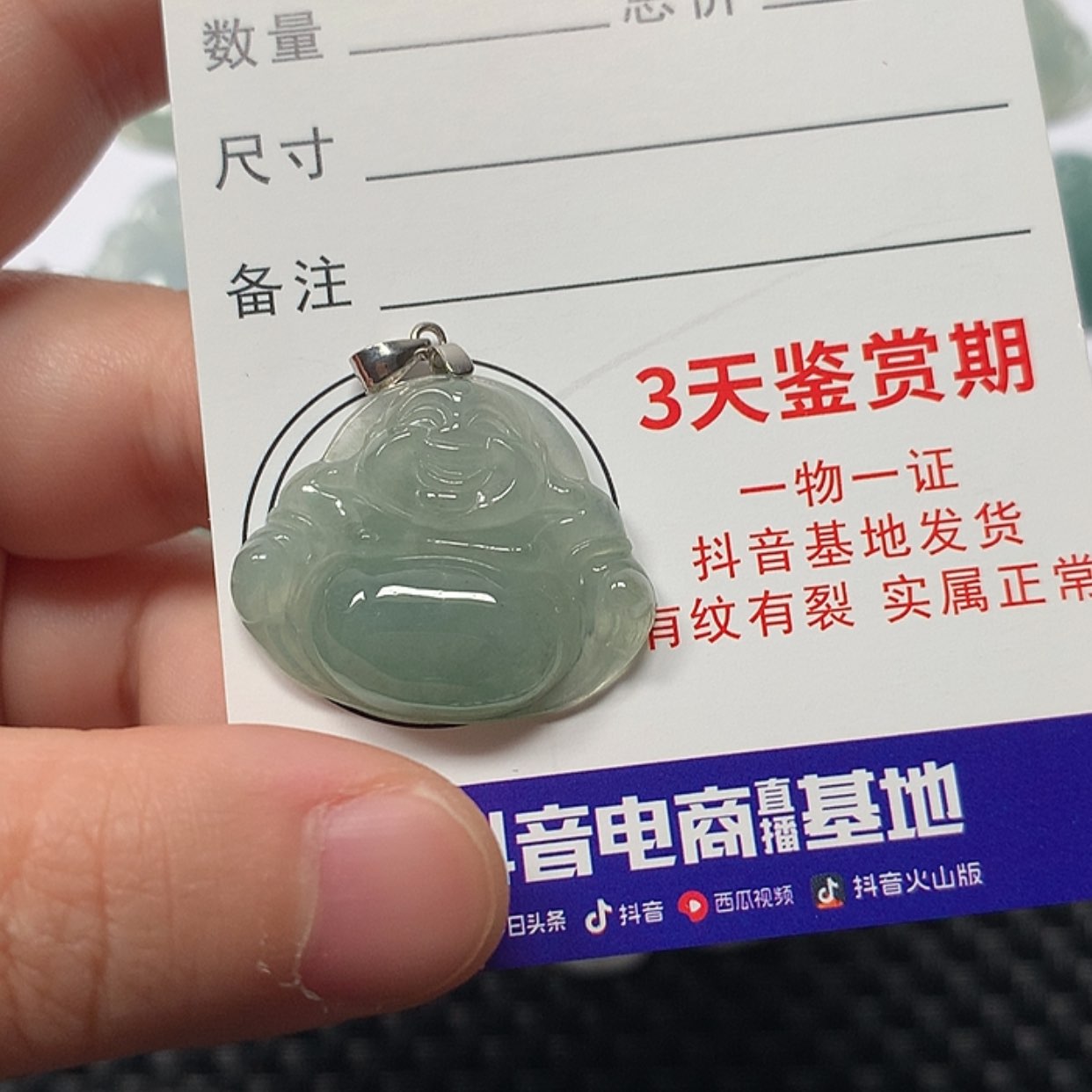 【闪购商品】翡翠颈饰未镶嵌佛公