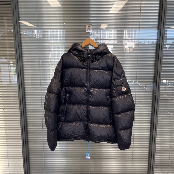 99新 MONCLER maya升级款Ecrins系列袖标口袋羽绒服 5码 #10090