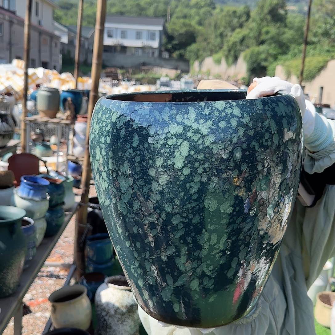 紫砂花盆王嫂花盆0704-117高31口27