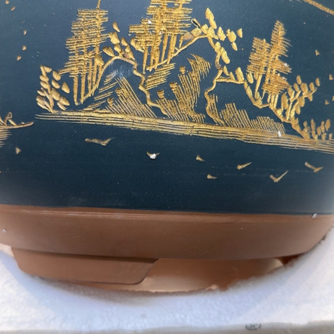 紫砂花盆口径25.15口径