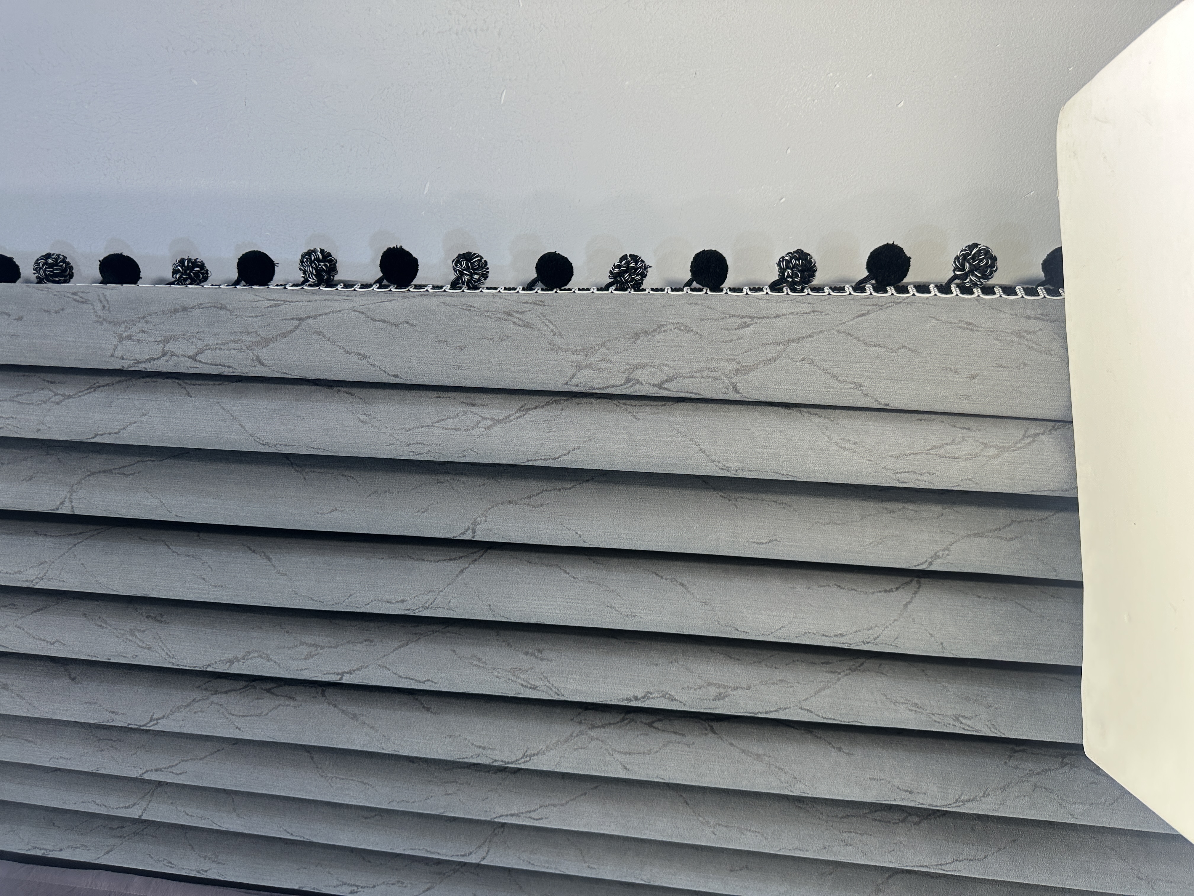 大理石深灰雪尼尔客厅卧室全遮光新品轻奢高端窗帘送花边高度2.8 