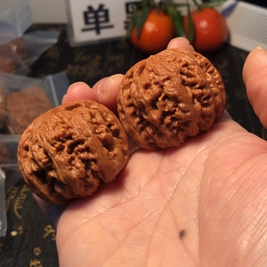 把件文玩核桃粗筋41mm