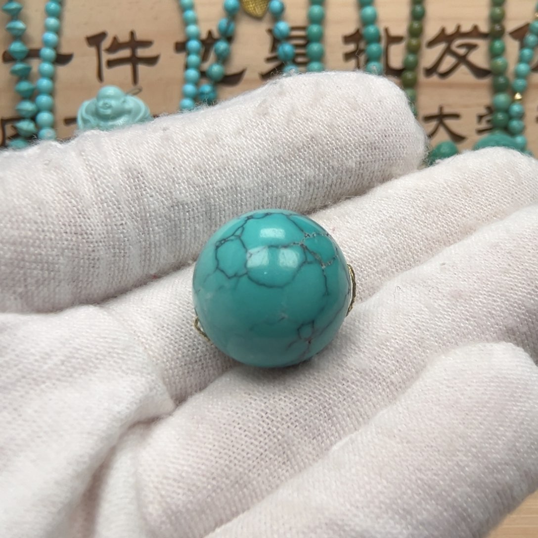 绿松石圆珠未镶嵌