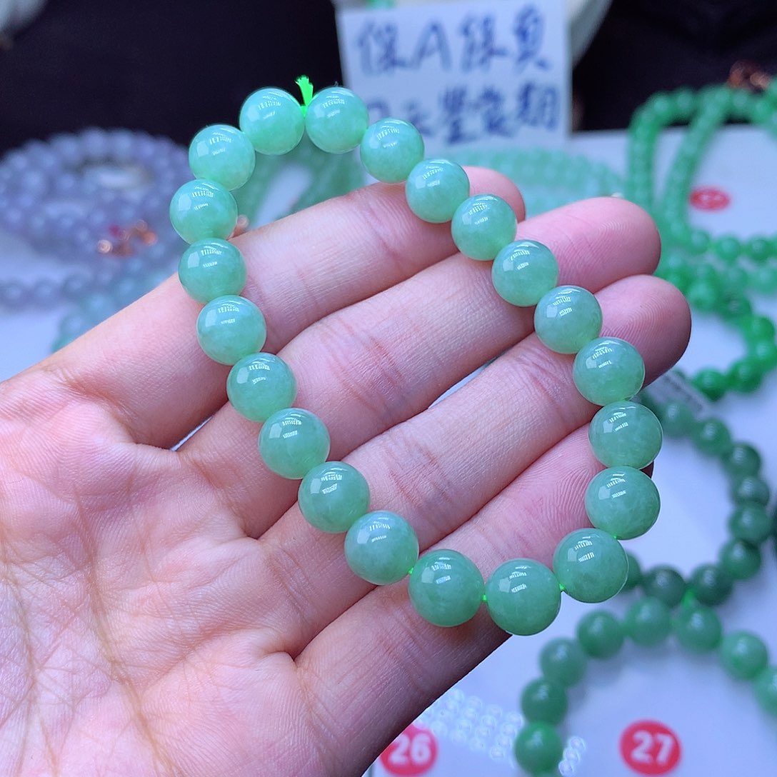 翡翠毛衣链未镶嵌云*.