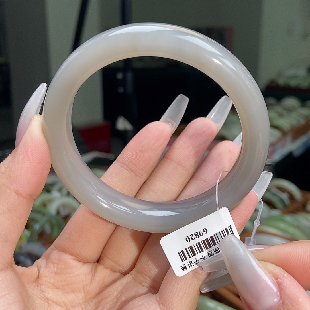 和田玉手镯未镶嵌5859