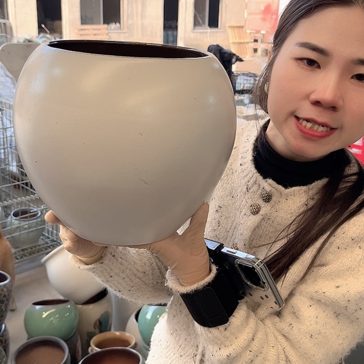 正品口19高23花盆……