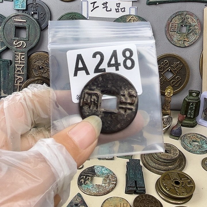 边***️铜复古文创工艺品钱币