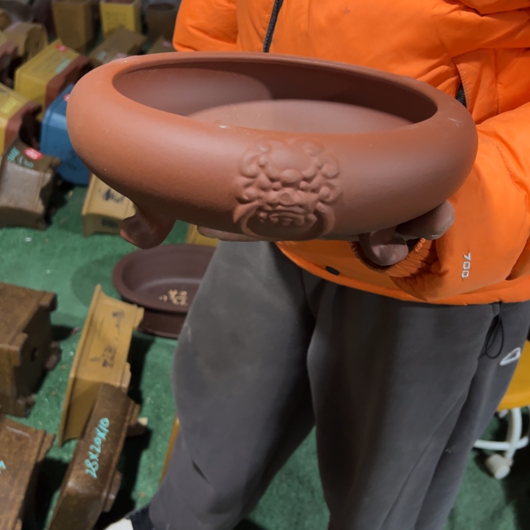 紫砂花盆紫砂花盆