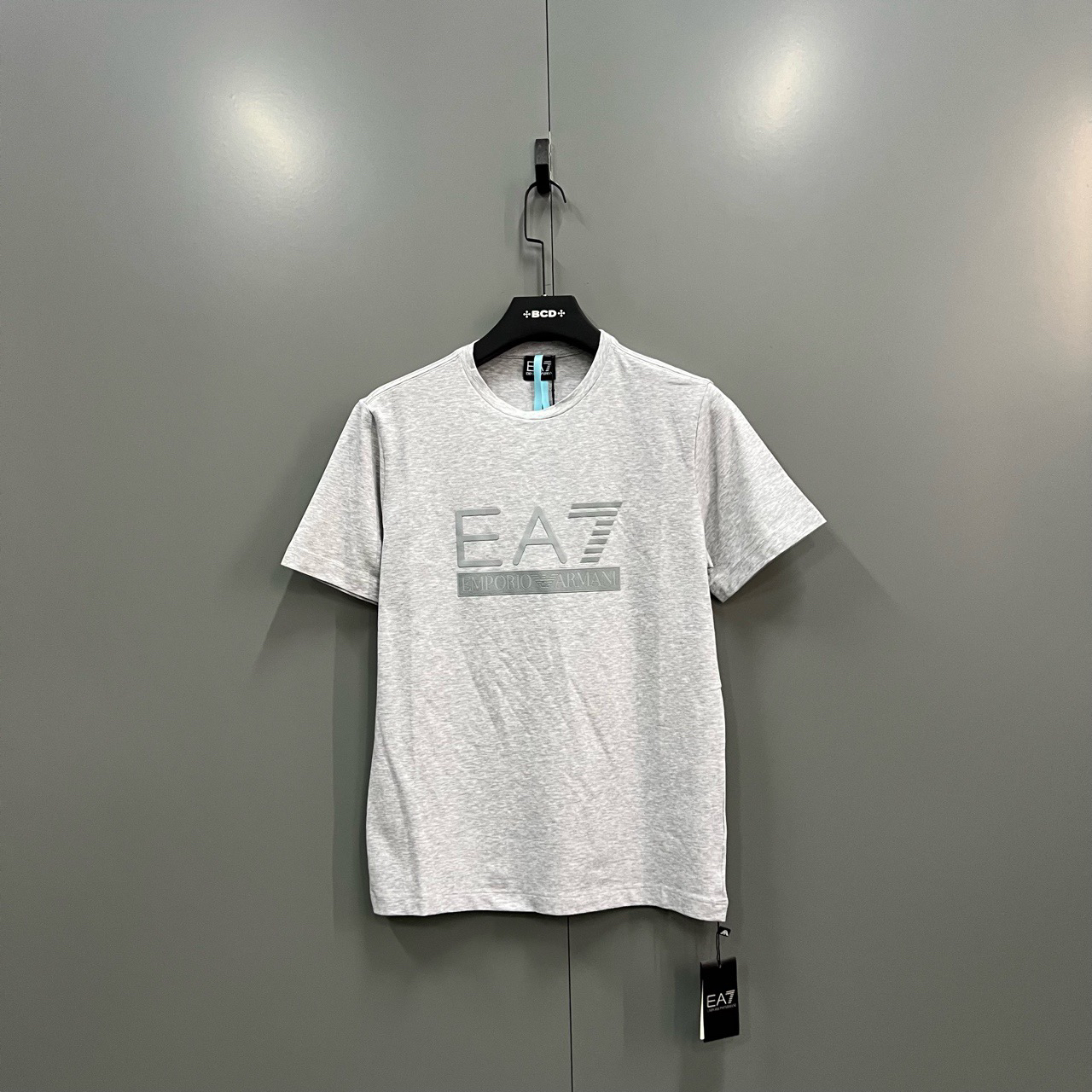全新未使用 AX ARMANI EXCHANGE/阿玛尼 灰色正面反光logo短袖 M