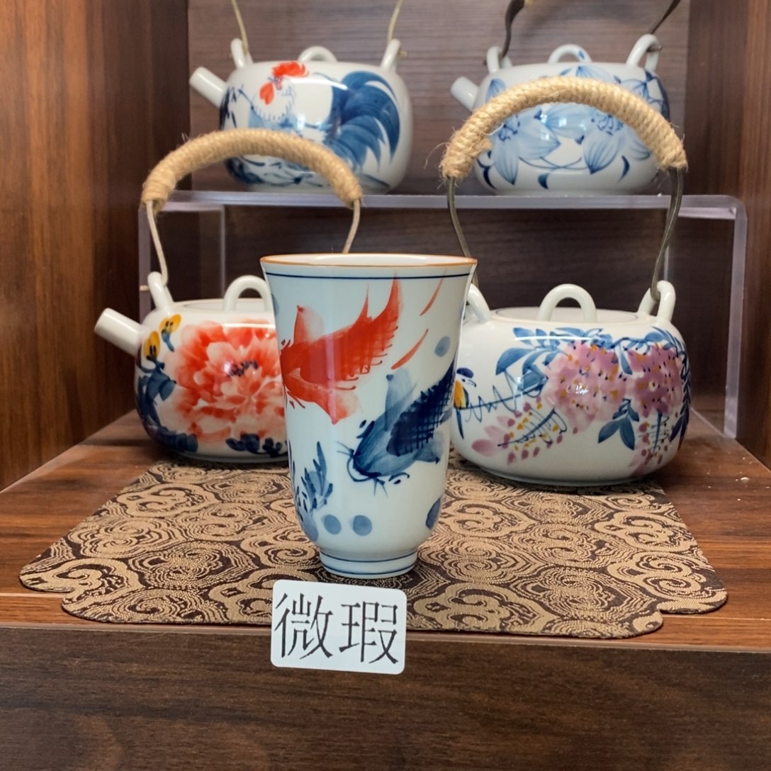 釉下彩手工绘制手工绘制