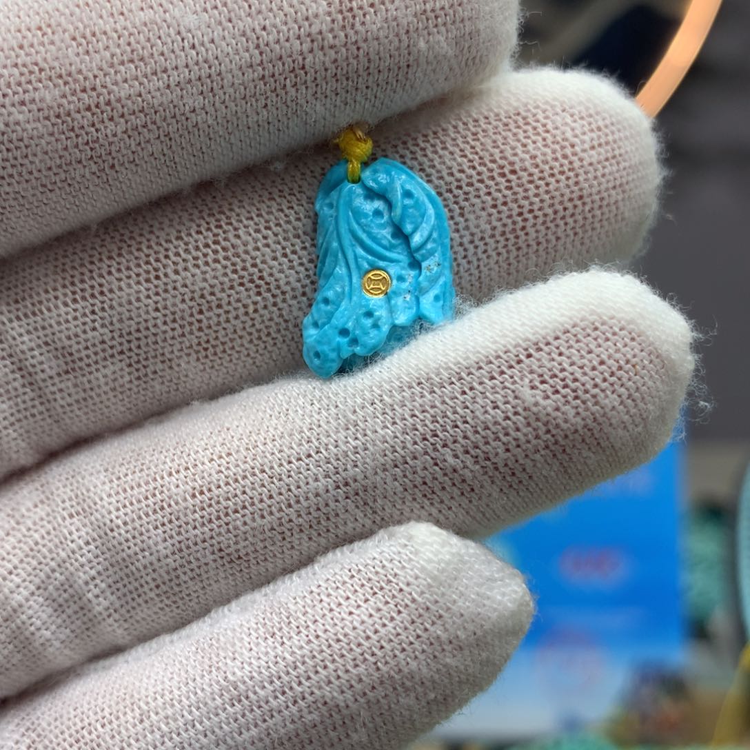 绿松石挂件未镶嵌