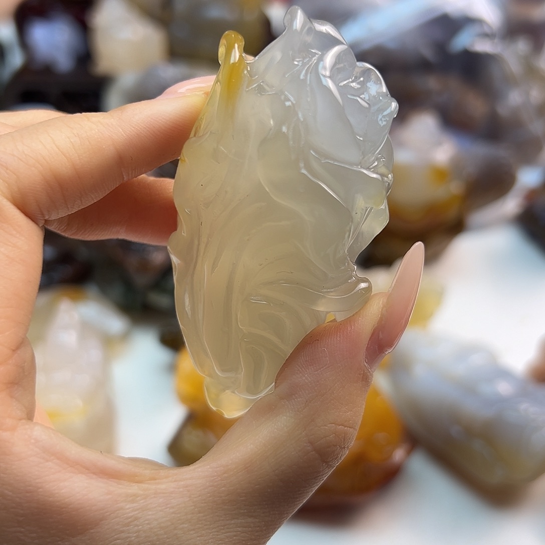 玛瑙/玉髓合金颈饰