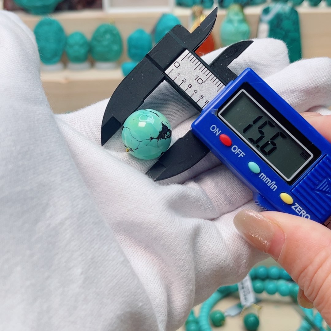 绿松石圆珠未镶嵌