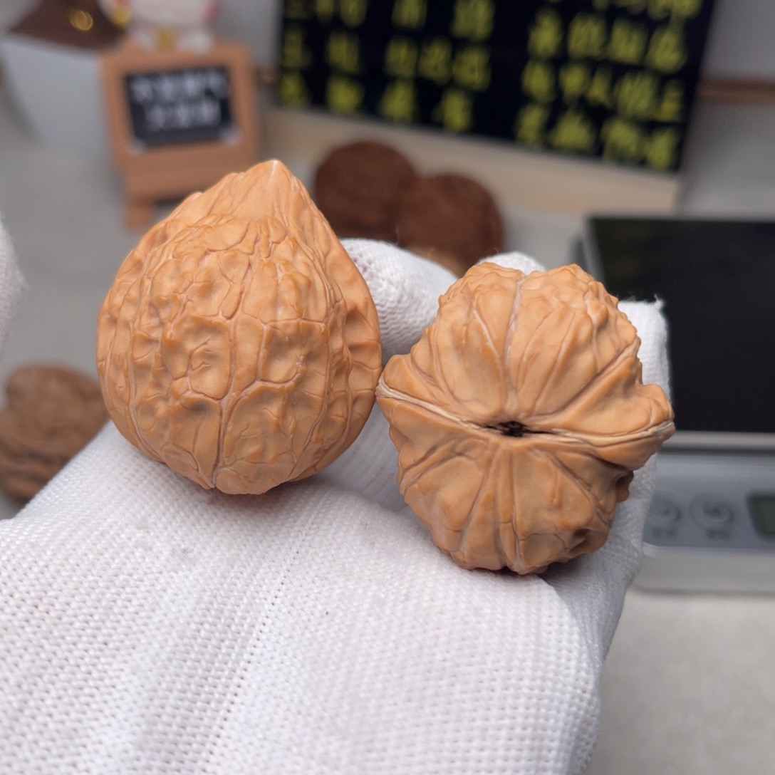 文玩核桃把件龟甲纹